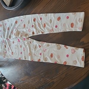 girls pumpkin leggings